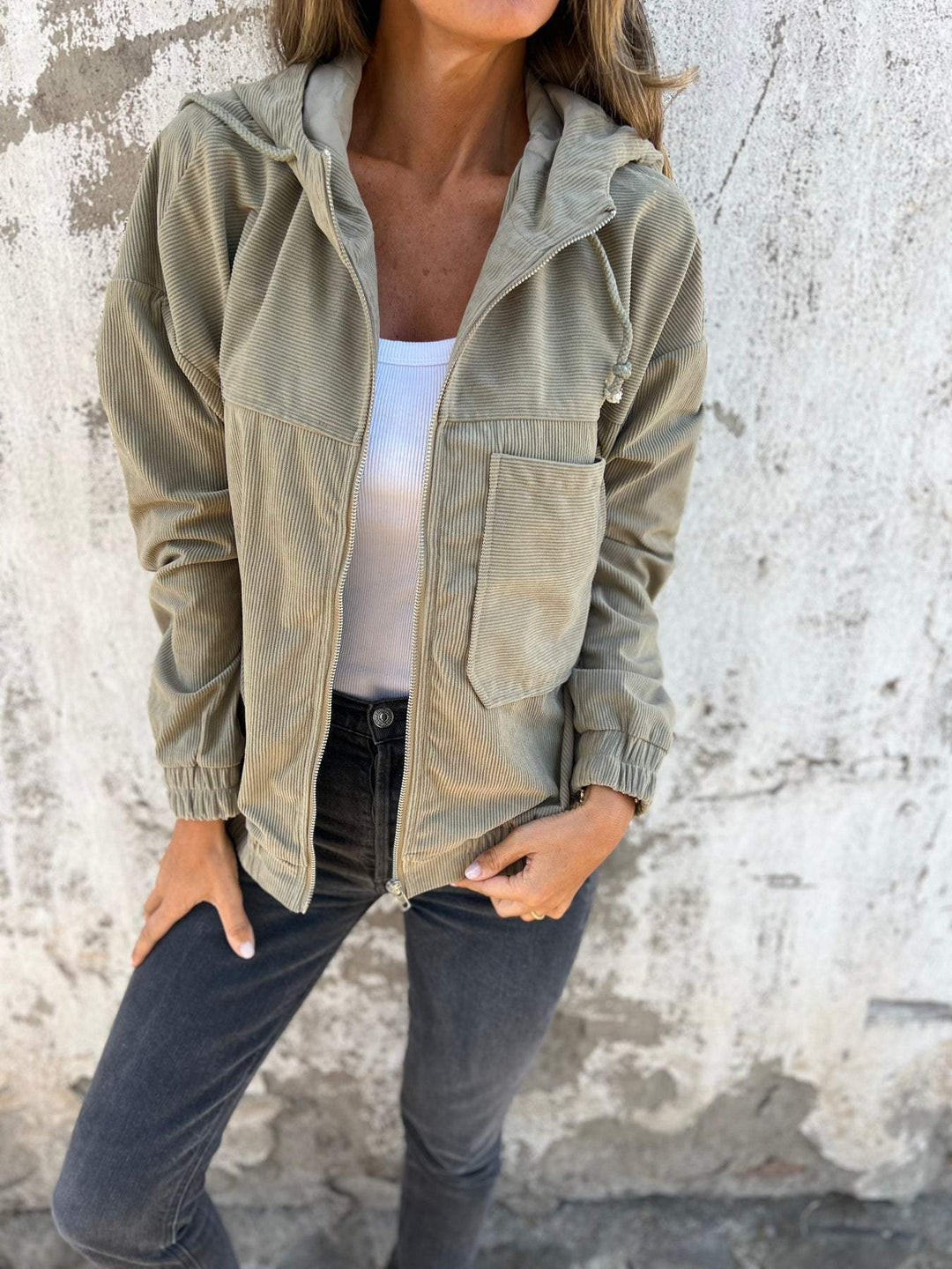 Arielle | Casual Jacket With Hood and Zip