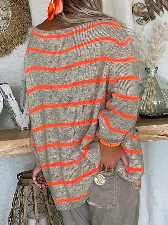 Olivia | Striped Light Jumper