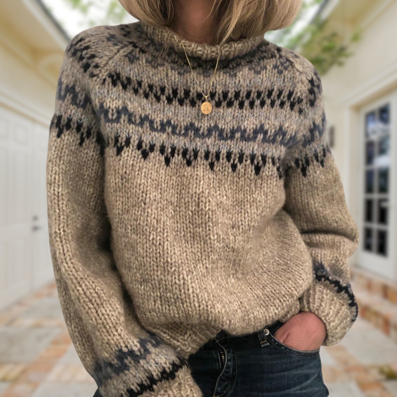 Frances | Classic Patterned Jumper