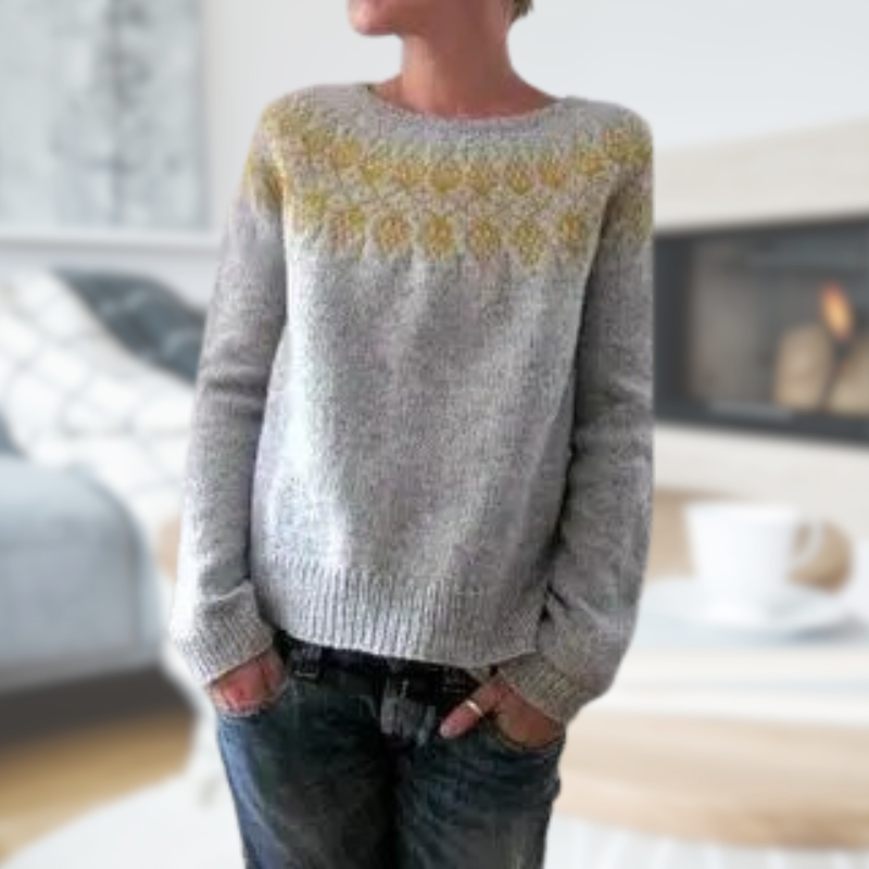 Amelia | Knitted Crew Neck Jumper