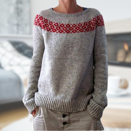 Amelia | Knitted Crew Neck Jumper