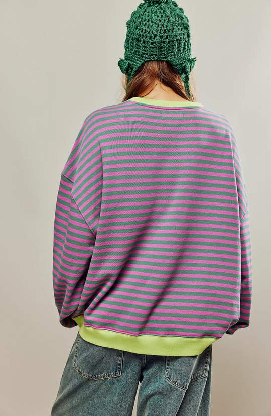 Mana | Striped Oversize Jumper