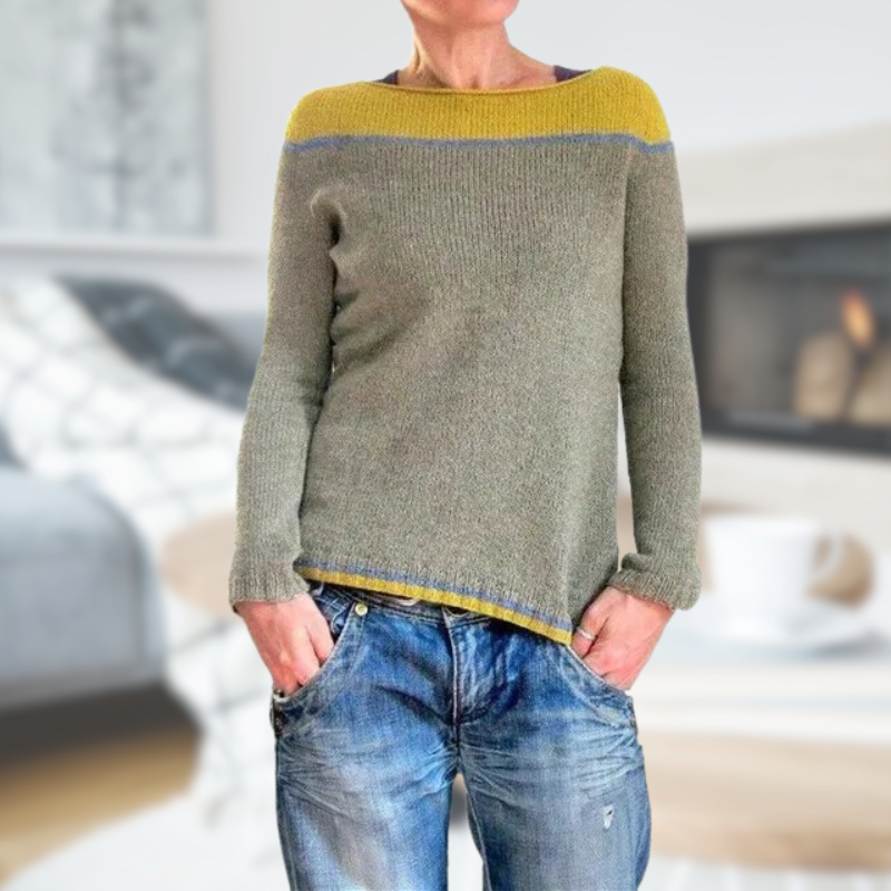 Amelia | Knitted Crew Neck Jumper