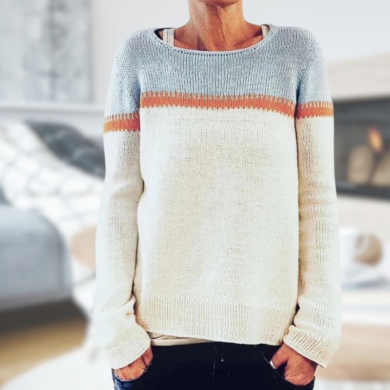 Amelia | Knitted Crew Neck Jumper