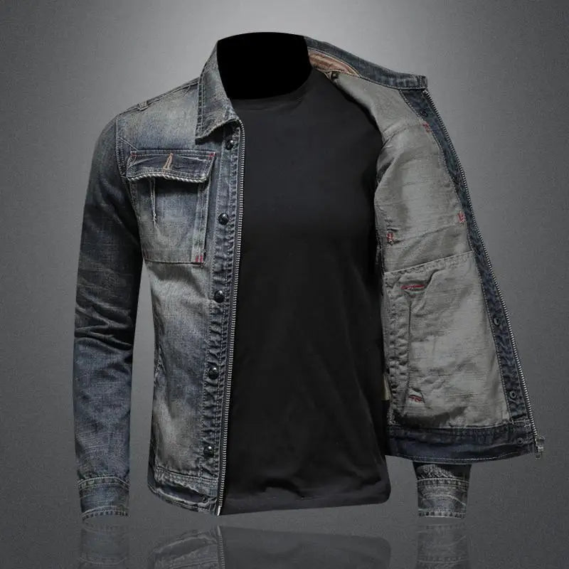 Cas | Casual Long Sleeve Denim Jacket