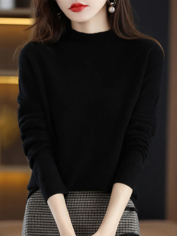 Carrie | Mock-Neck Sweater