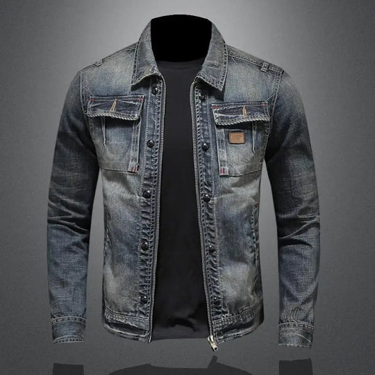 Cas | Casual Long Sleeve Denim Jacket