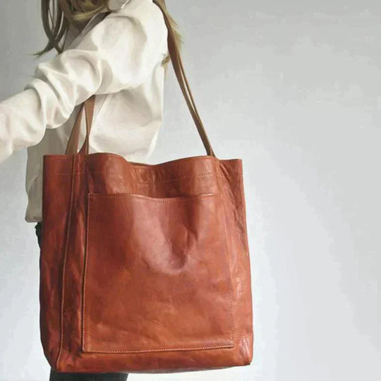 Lorena | Stylish Leather Tote Bag