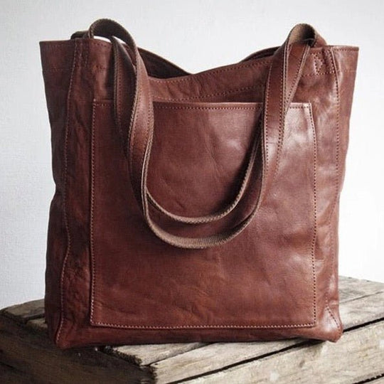 Lorena | Stylish Leather Tote Bag