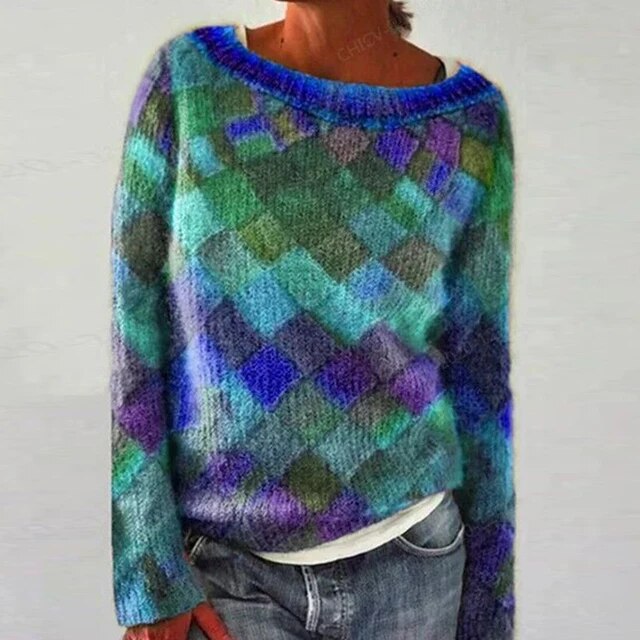 Alice | Colourful & Stylish O-Neck Jumper