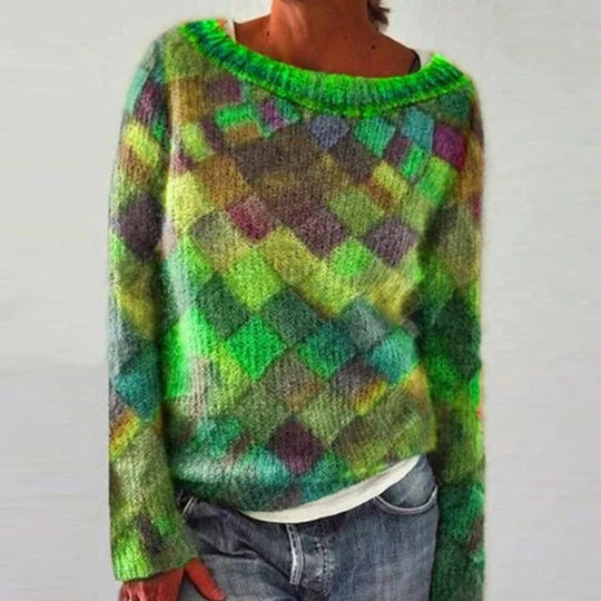 Alice | Colourful & Stylish O-Neck Jumper