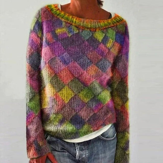 Alice | Colourful & Stylish O-Neck Jumper